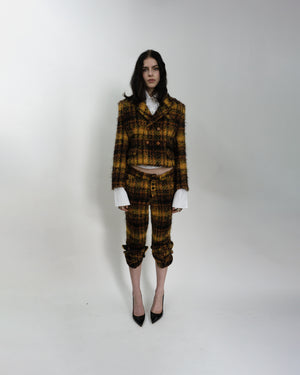 Mohair Plaid Classic Jacket