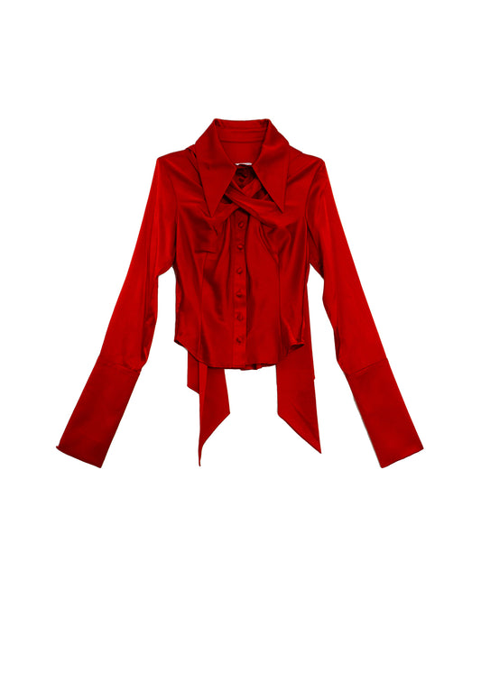 Silk Sash Blouse Rental